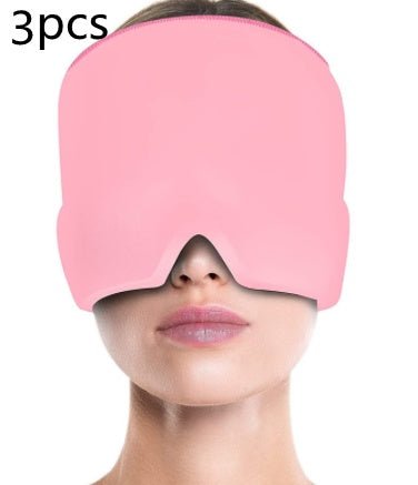 Ice Compress Headache Eye Mask Hat Relief For Migraines, Stress, And Tension Massage Tool - OniVibe