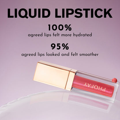 PHOFAY Ultra-Glossy Lip Gloss – High-Shine, Hydrating, and Long-Lasting