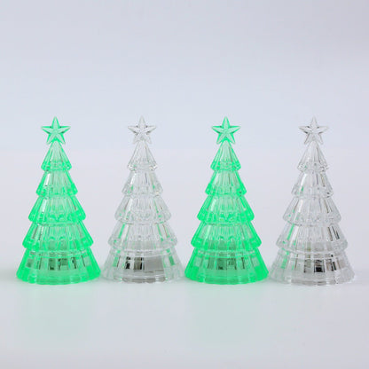 Christmas Decoration Light - Emitting Christmas Tree Crystal Night Lamp – Festive &amp; Cozy - OniVibe