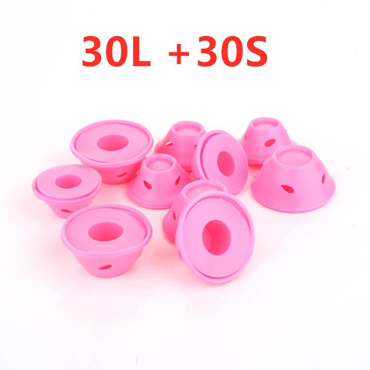 Soft Rubber Magic Hair Care Rollers Silicone Hair Curlers No Heat Hair Styling Tool - OniVibe