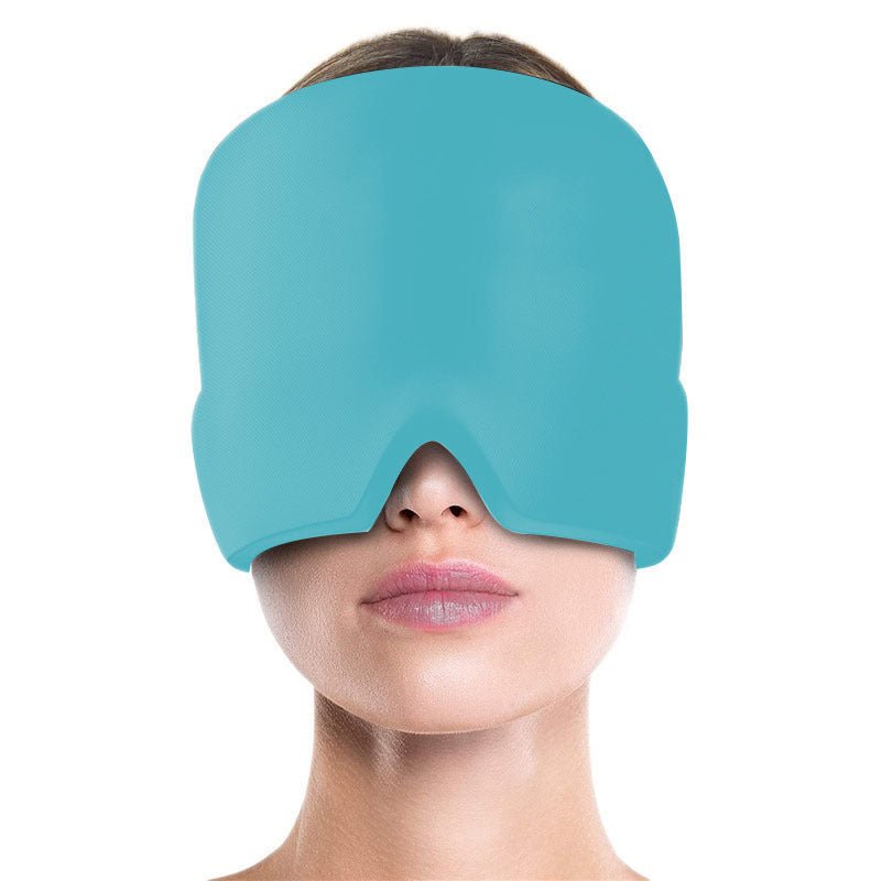 Ice Compress Headache Eye Mask Hat Relief For Migraines, Stress, And Tension Massage Tool - OniVibe