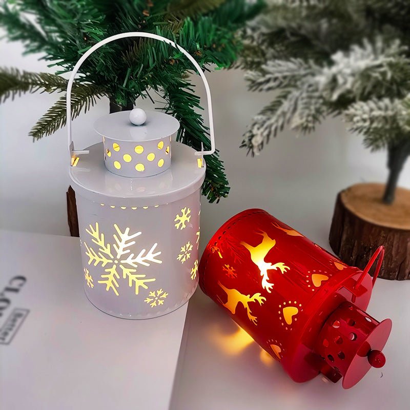 Christmas Candle Lights LED Small Lanterns – Nordic - Style Holiday Decor for a Cozy Celebration - OniVibe