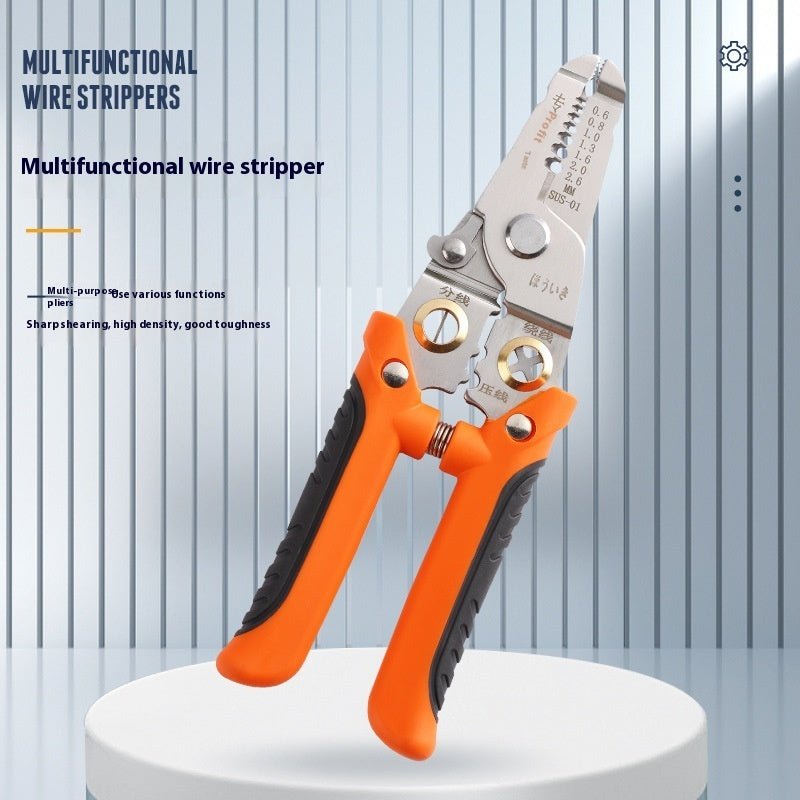 7-in-1 Wire Stripper – Precision Pliers for Crimping &amp; Stripping