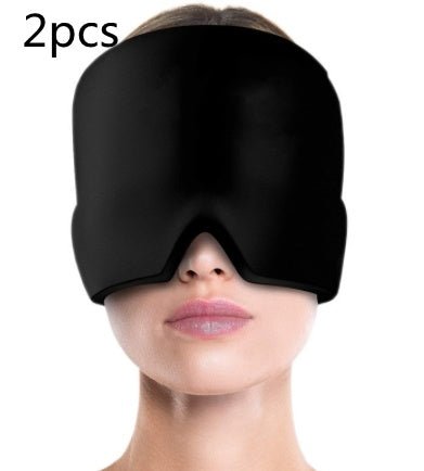 Ice Compress Headache Eye Mask Hat Relief For Migraines, Stress, And Tension Massage Tool - OniVibe