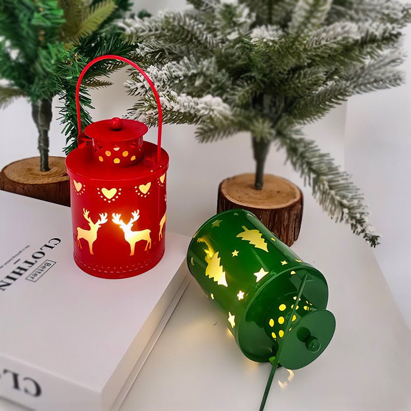 Christmas Candle Lights LED Small Lanterns – Nordic - Style Holiday Decor for a Cozy Celebration - OniVibe