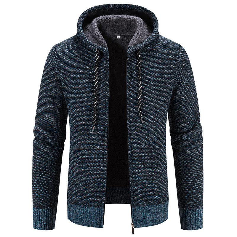 Thick Plush Winter Coat – Warm, Casual Long-Sleeve Zipper Jacket