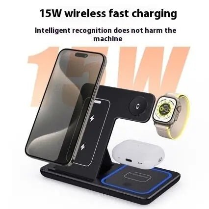 3 in 1 Fast Wireless Charger – Convenient Charging for All Your Devices - OniVibe