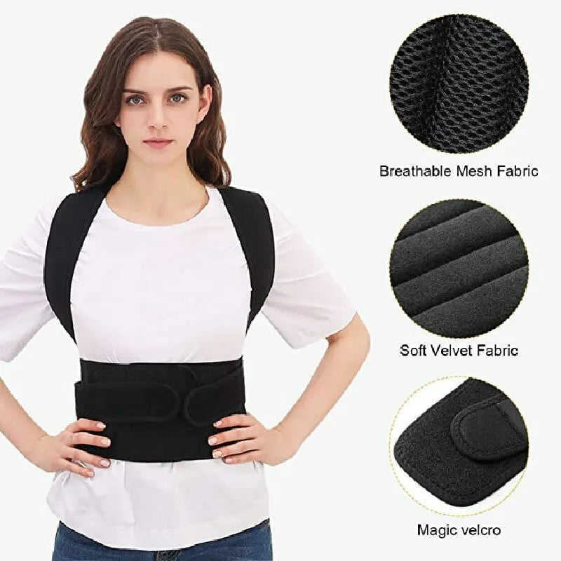 Adjustable Back Posture Corrector – Comfortable Support for Boys &amp; Girls