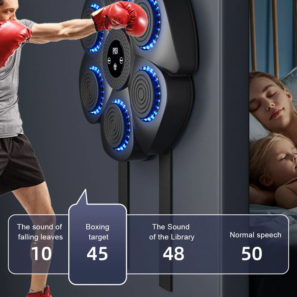 Smart Music Boxing Machine – Bluetooth Gym Trainer for Fun Workouts