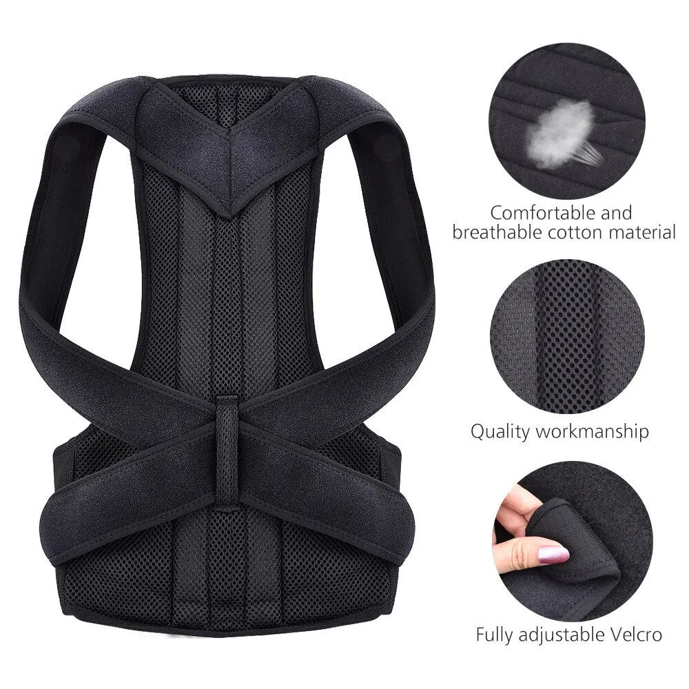 Adjustable Back Posture Corrector – Comfortable Support for Boys &amp; Girls