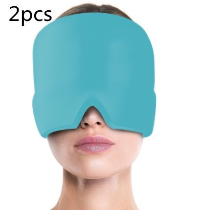 Ice Compress Headache Eye Mask Hat Relief For Migraines, Stress, And Tension Massage Tool - OniVibe