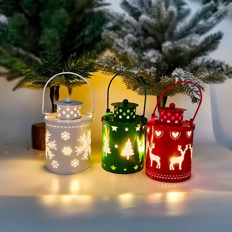 Christmas Candle Lights LED Small Lanterns – Nordic - Style Holiday Decor for a Cozy Celebration - OniVibe