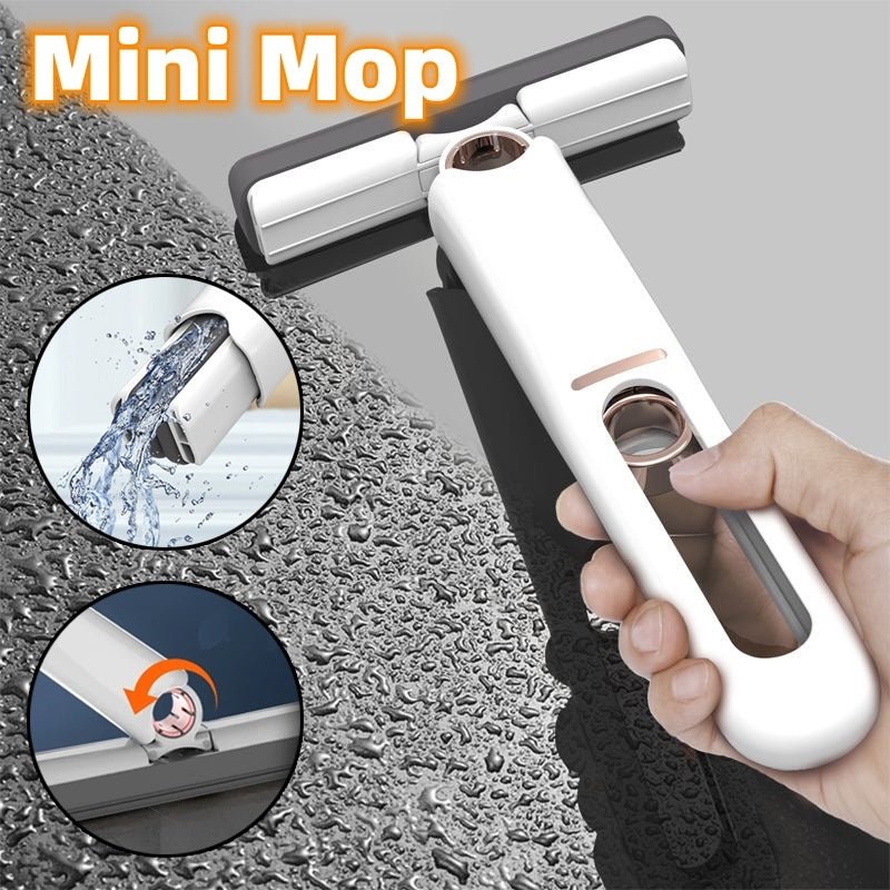 Mini Mops Floor Cleaning Sponge Squeeze Mop Household Cleaning Tools Home Car Portable Wiper Glass Screen Desk Cleaner Mop - OniVibe