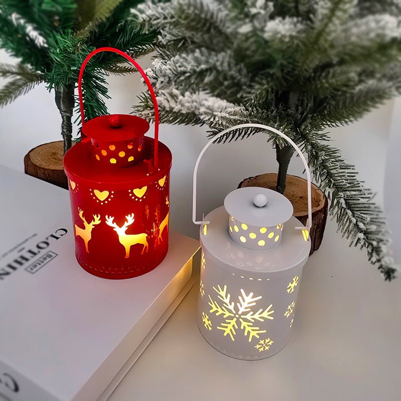 Christmas Candle Lights LED Small Lanterns – Nordic - Style Holiday Decor for a Cozy Celebration - OniVibe