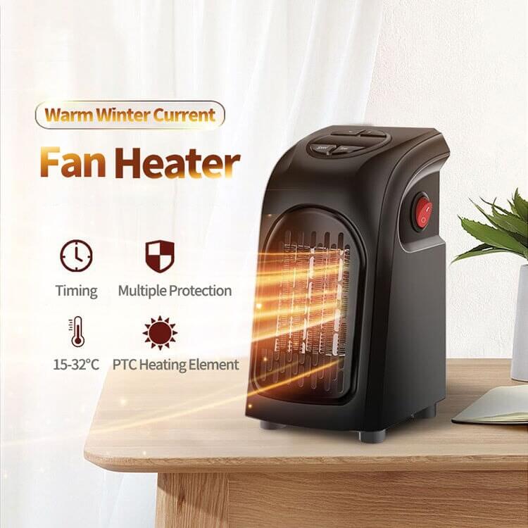 Winter Air Heater Fan Heater Electric Home Heaters Mini Room Air Wall Heater Ceramic Heating Warmer Fan For Home Office Camping - OniVibe